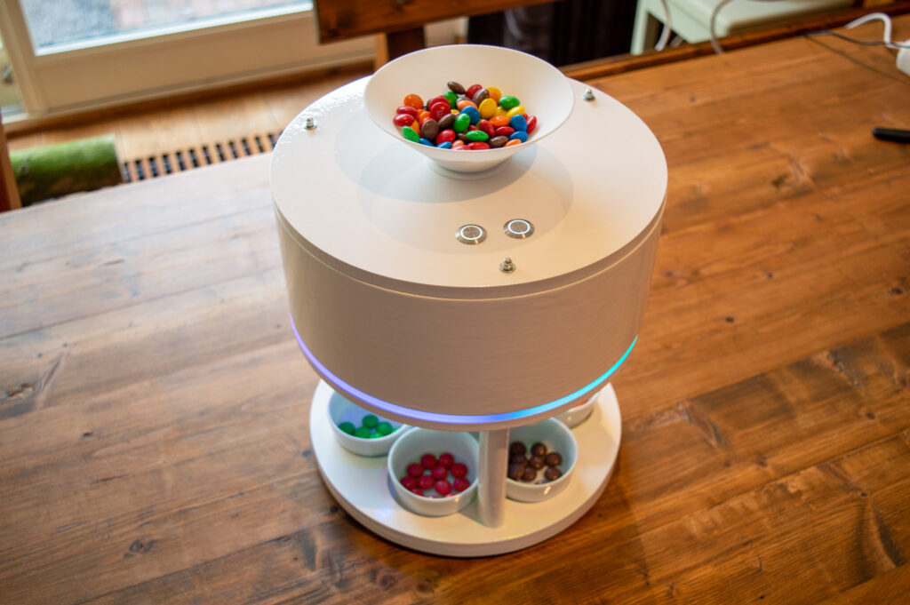Overview of the M&Ms and Skittles sorting machine